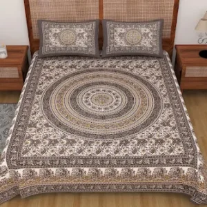 Jaipuri Cotton Bedsheet 90x100